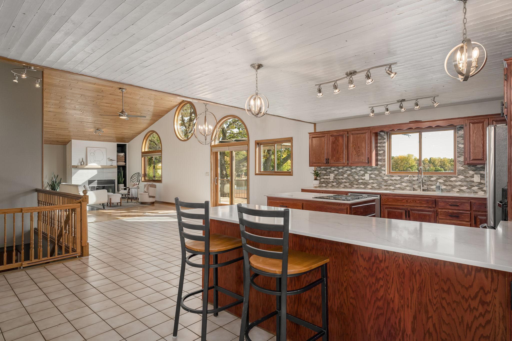 The home features a completely open concept layout, creating a seamless flow between living spaces that's perfect for both everyday living and entertaining.