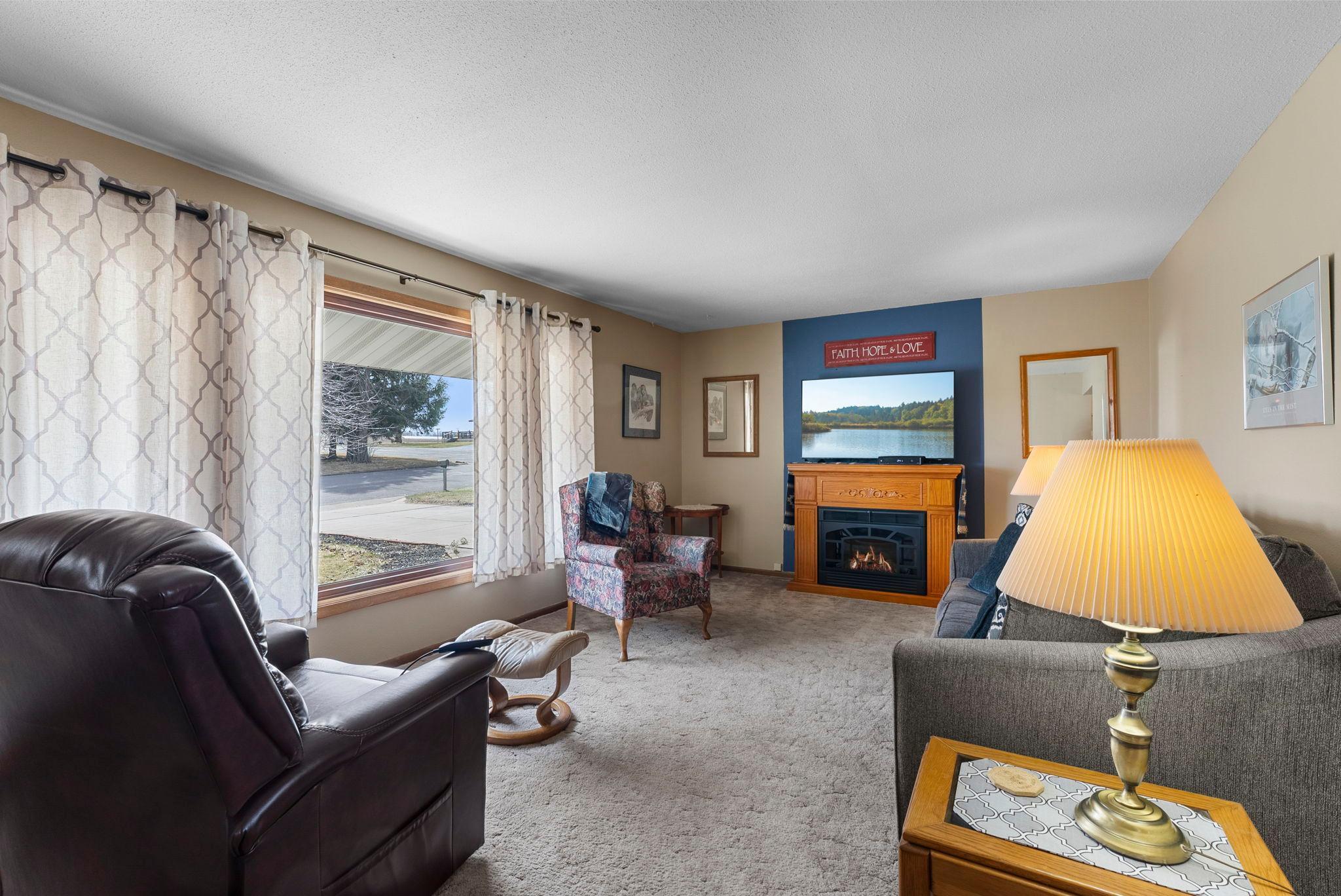 Large gathering living room