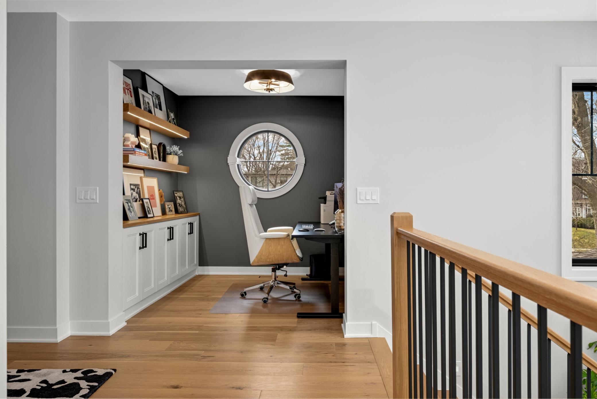 Office loft upstairs