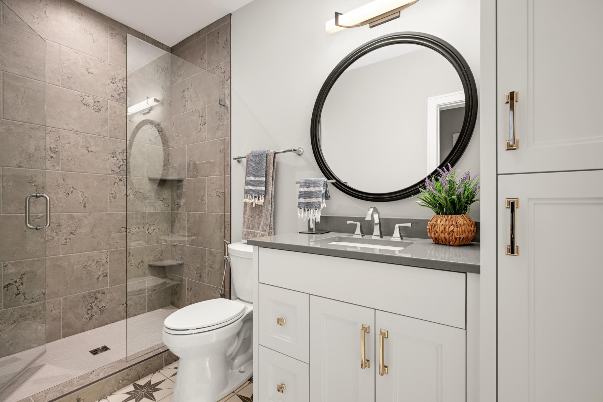 with private bathroom