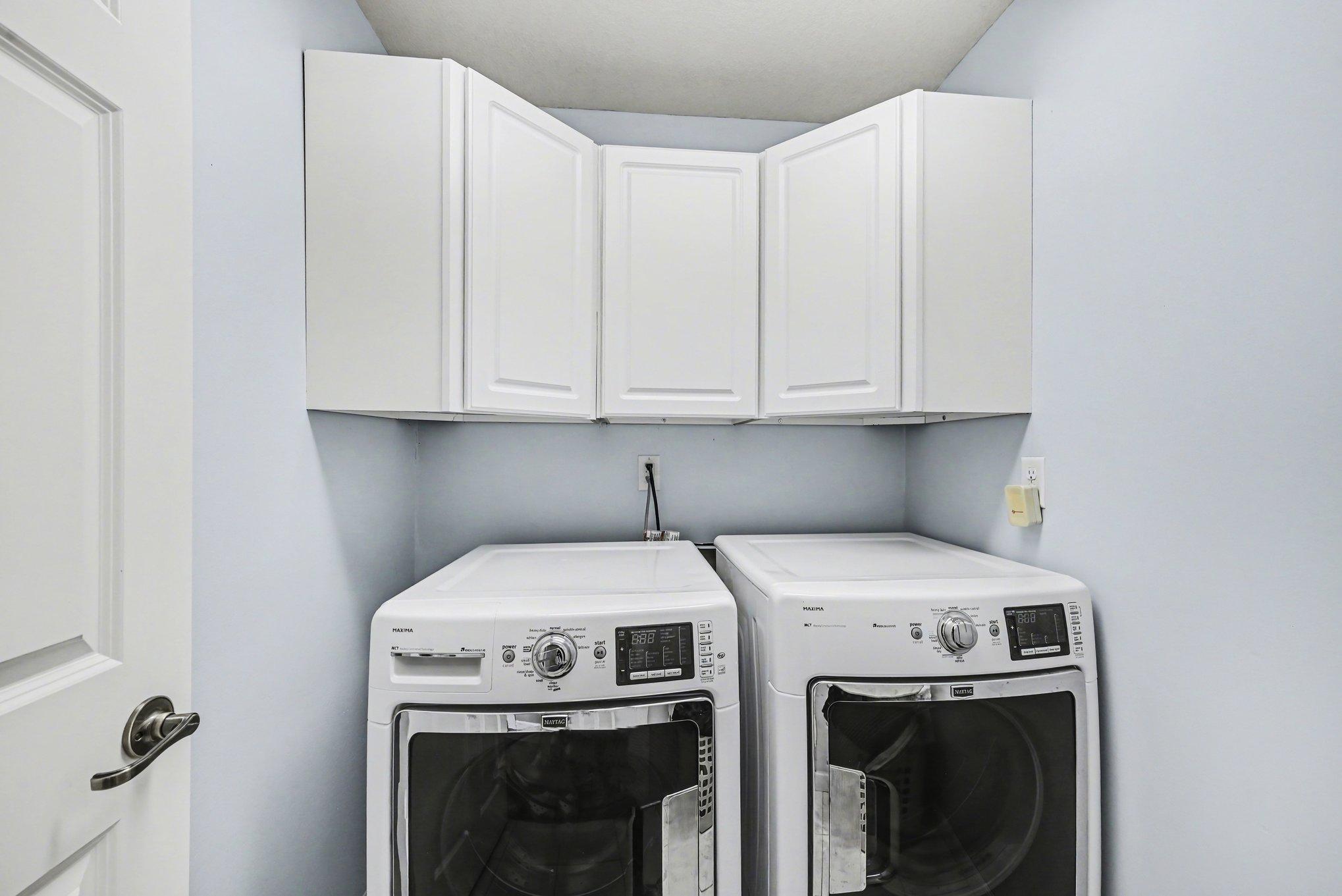 Bedroom level laundry