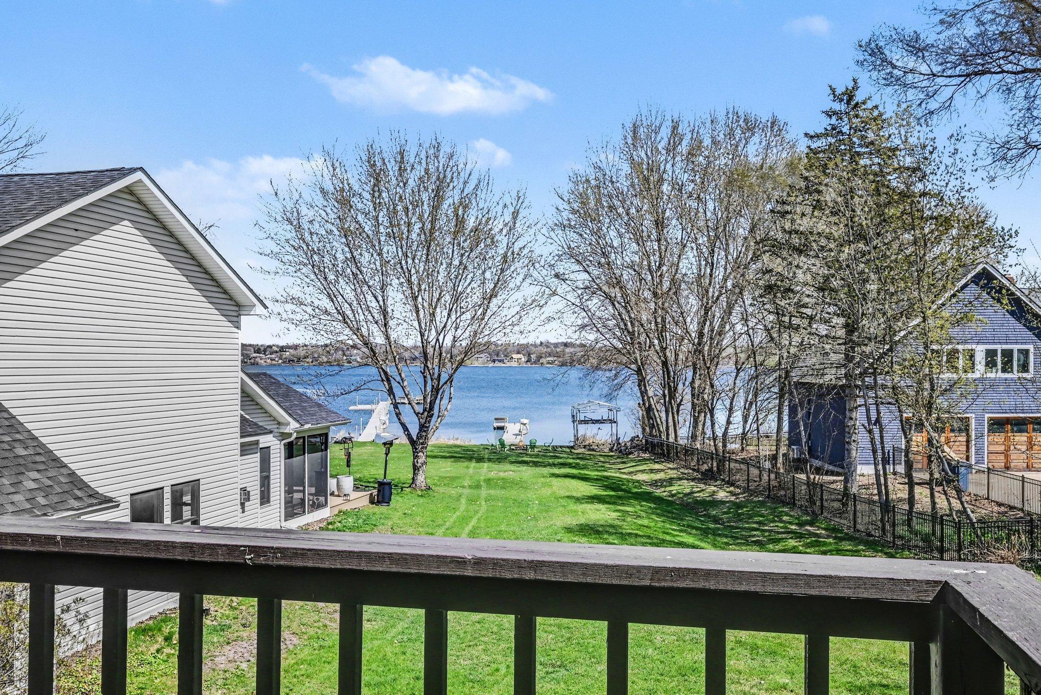 View from the owner's balcony