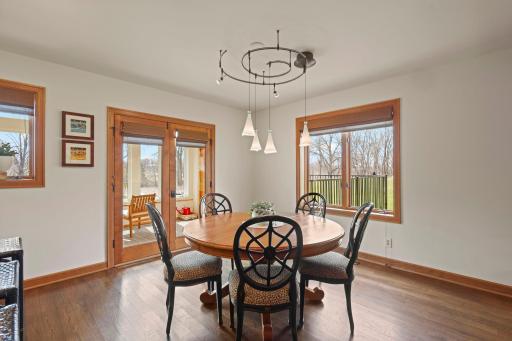 So much light pours into this room! Access to atrium off the back of the house and also the dog run.