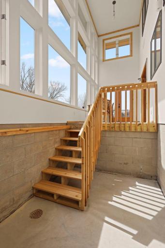 Lower level also can be accessed from the atrium.