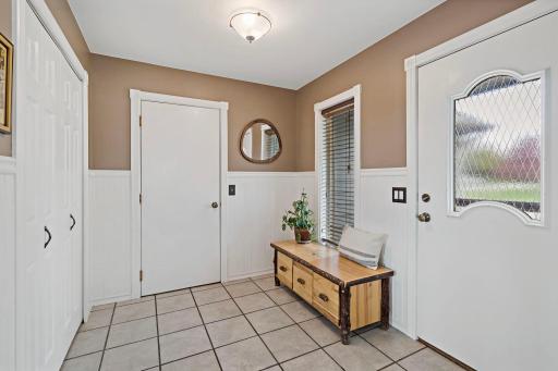 Step into a generous foyer designed for flow between the garage and the front porch. Plus, an oversized closet with room to tuck away your seasonal gear."