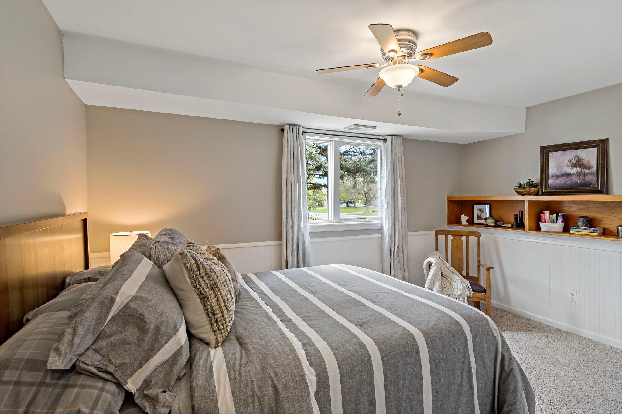 Lower level 3rd bedroom