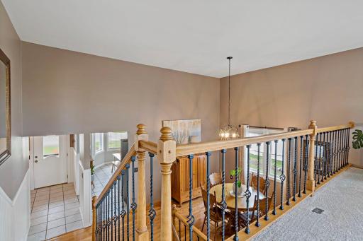 No worries about guessing who's stopping by for a visit. This home provides much visibility and also security.