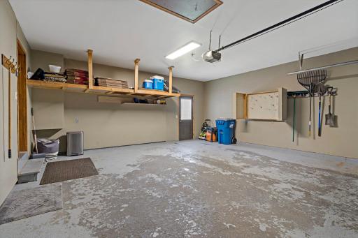 Easy access to back yard through garage.