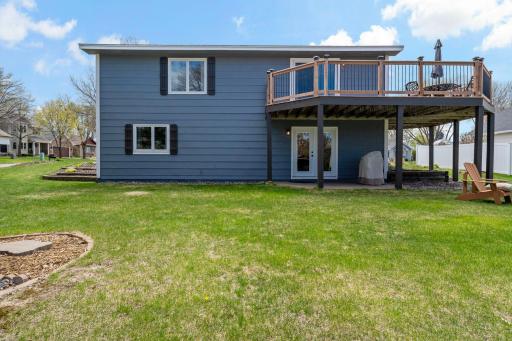 The walkout lower level is an added bonus for a house of this style.