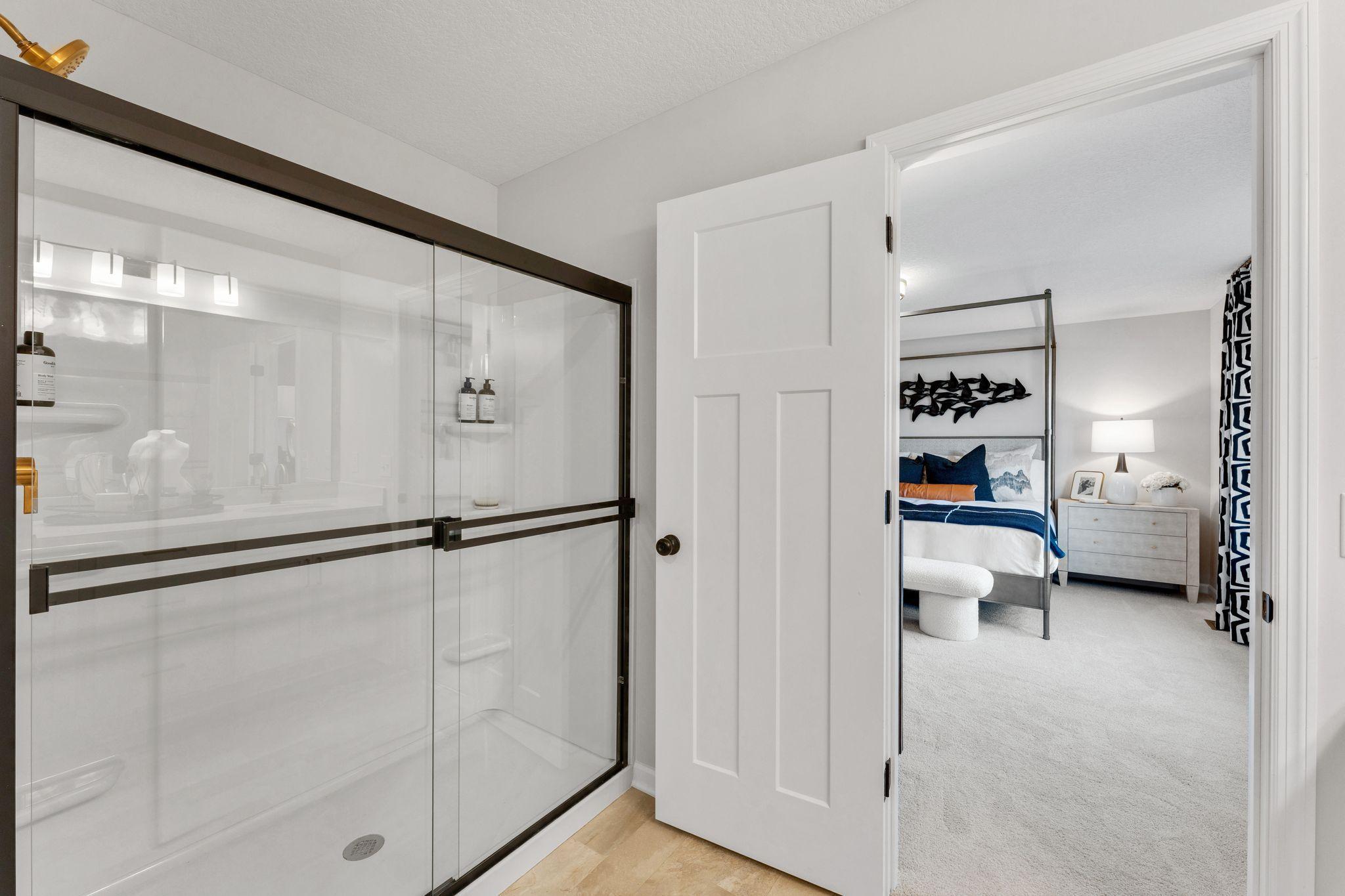 Owner's bathroom with large shower!