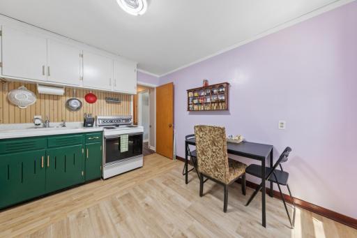 Plenty of counter space with room to move comfortably.