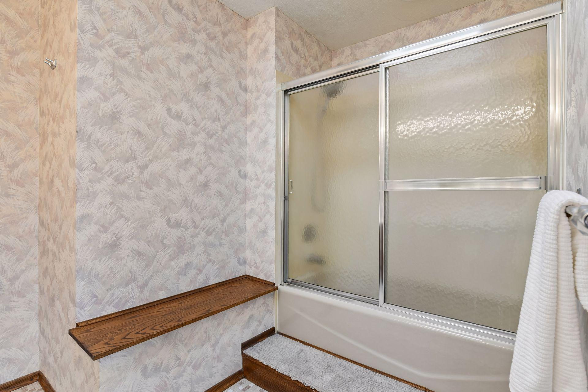 Bathtub/Shower combo in Primary Bath.