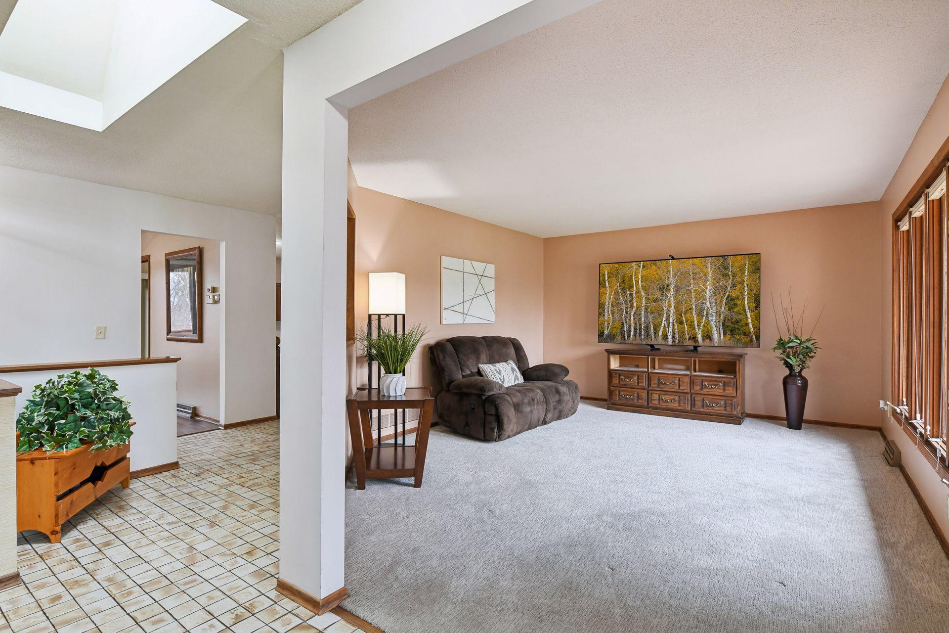 Living Room is off the main entry.