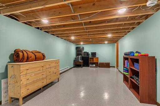 Maybe this could be a workout space or crafting area.