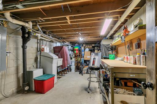 Youâll also find extra storage in the utility room, along with a newer water heater (2025), an owned water softener, and a recently updated 200-amp electrical panel (2024).