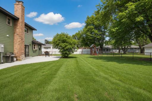 Gardening enthusiasts would have space for planting a vegetable and/or flower garden here!