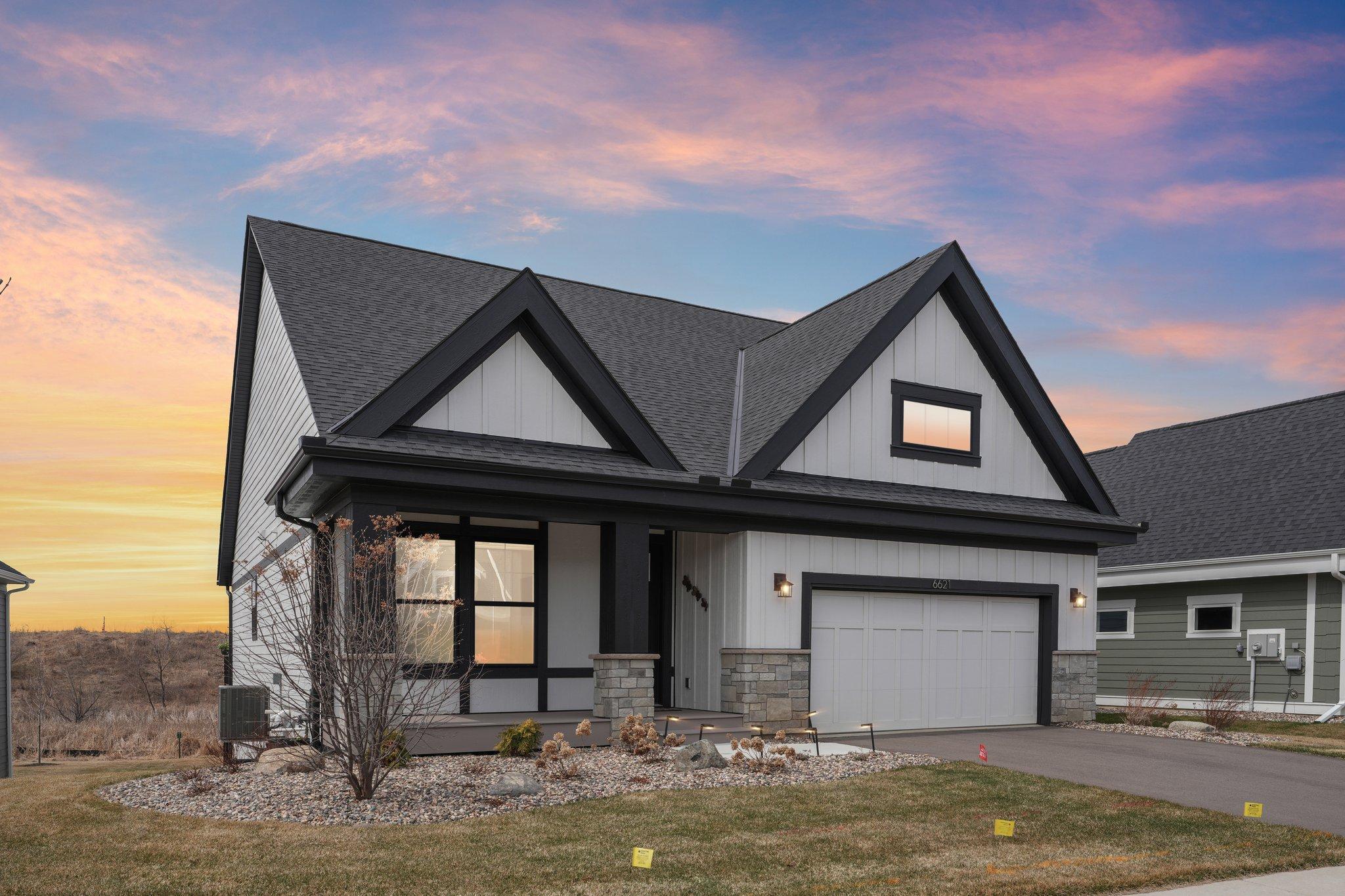 Dusk at - 6621 Harvest Trl. Chaska, MN 55318