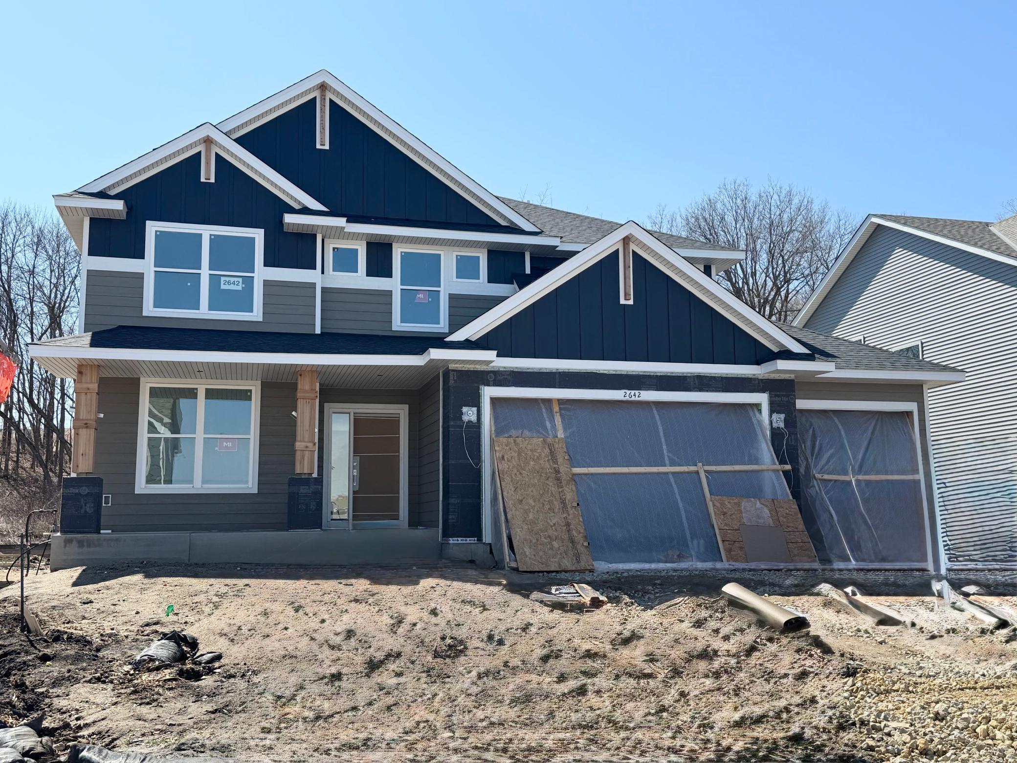 Progress photo of the actual home!