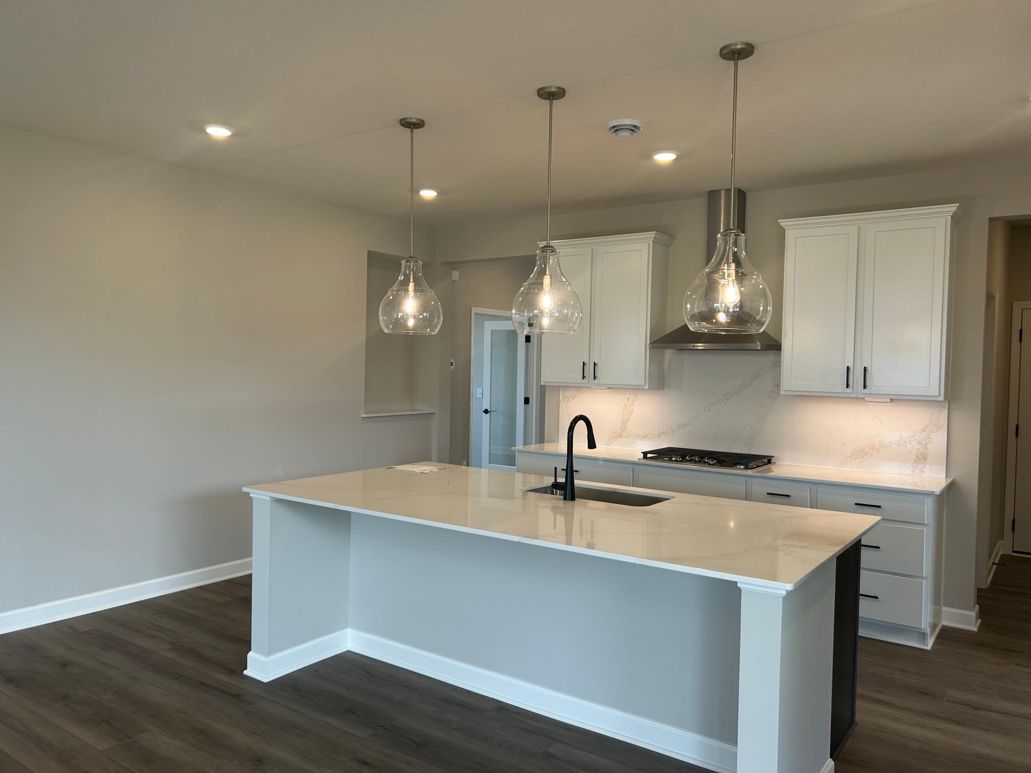 Progress photo of the actual home.