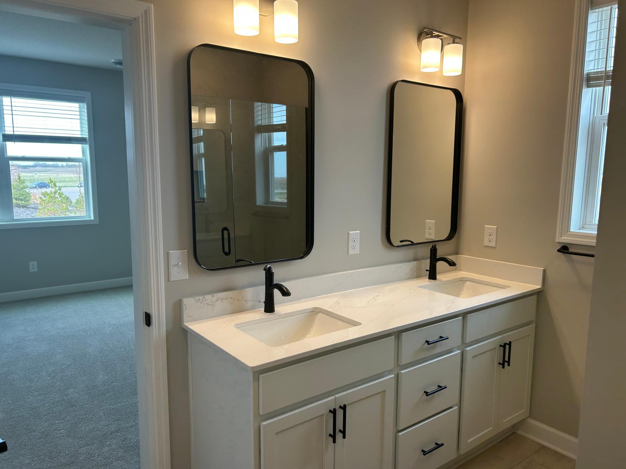 Progress photo of the actual home.