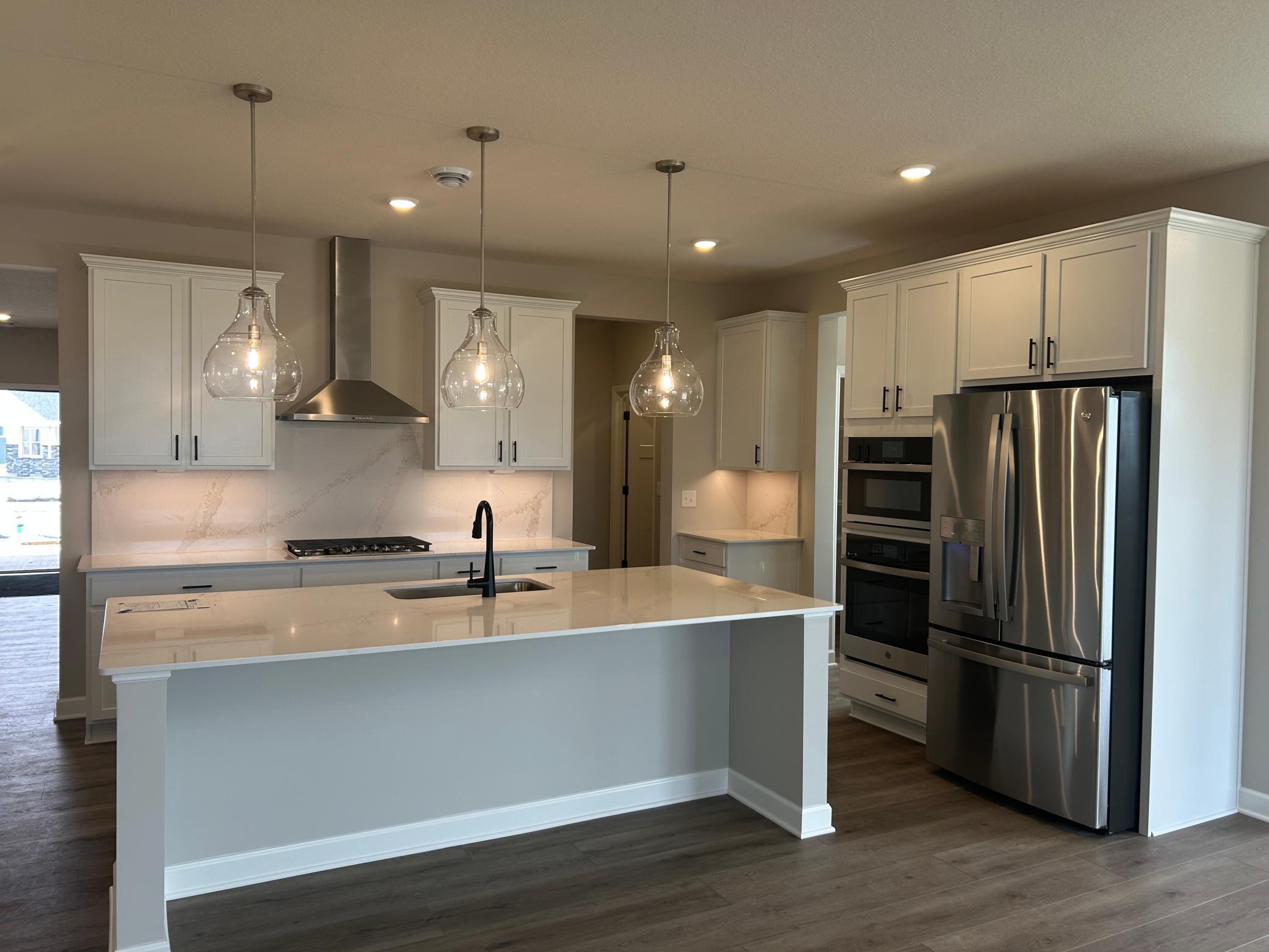 Progress photo of the actual home.