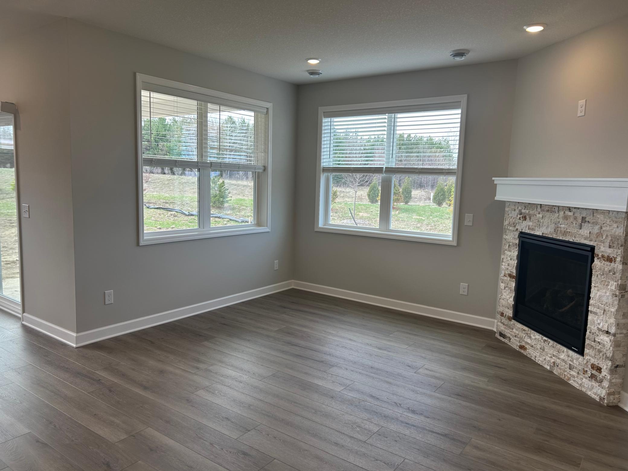 Progress photo of the actual home.