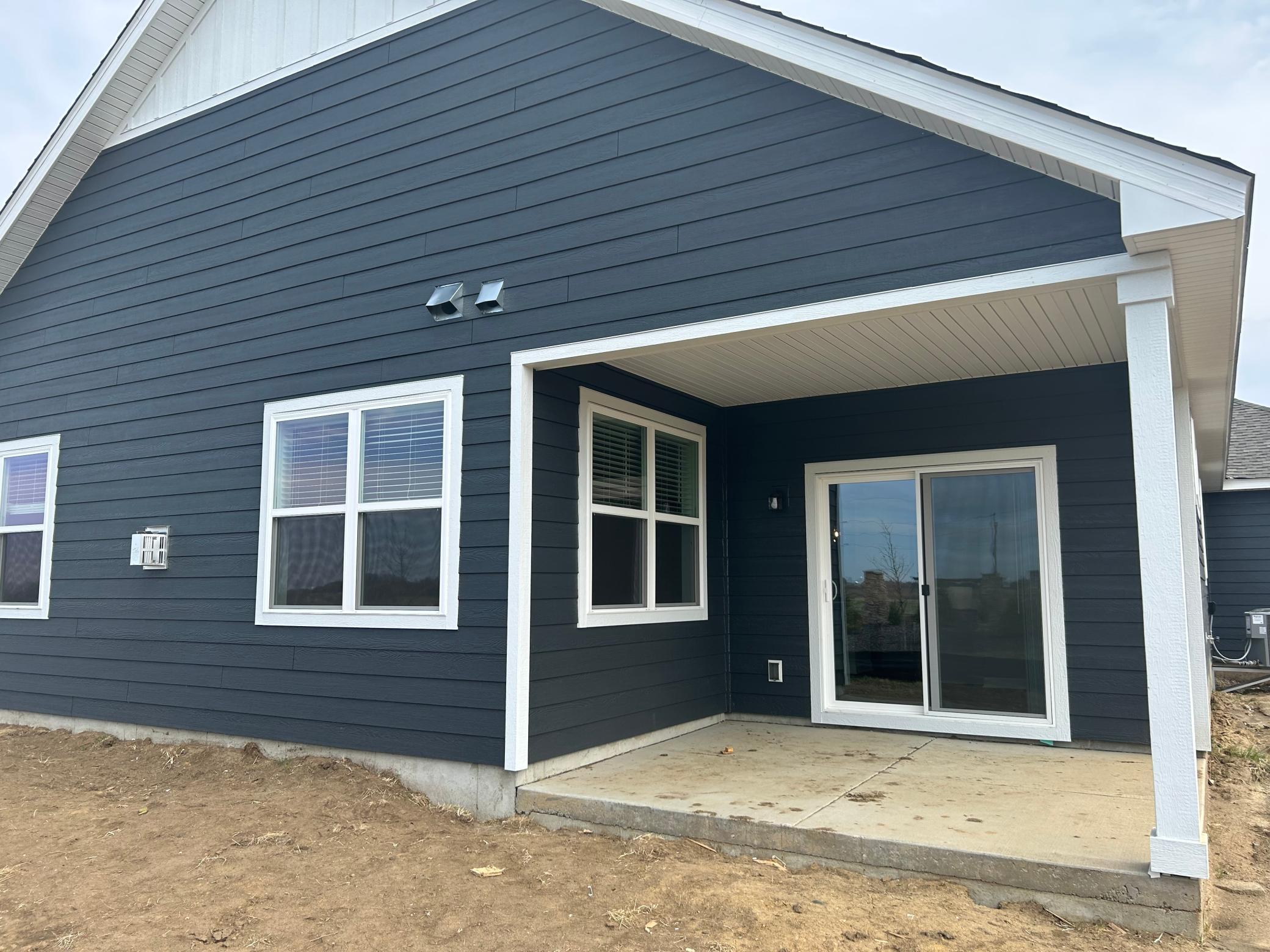 Progress photo of the actual home.