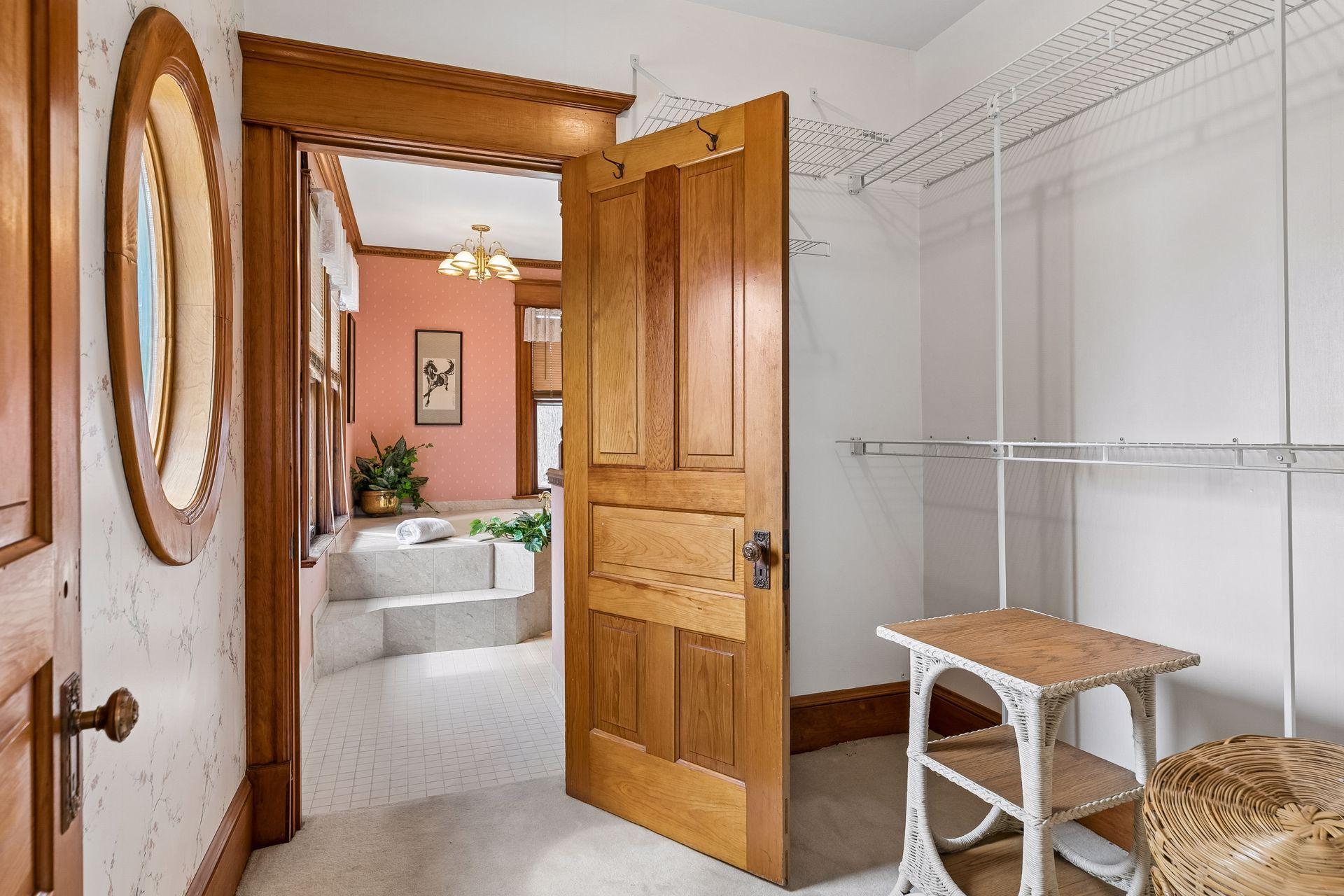 Walk-in closet and additional closet