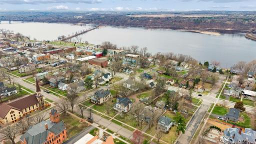 Several churches and Phipps mansion on lower right corner