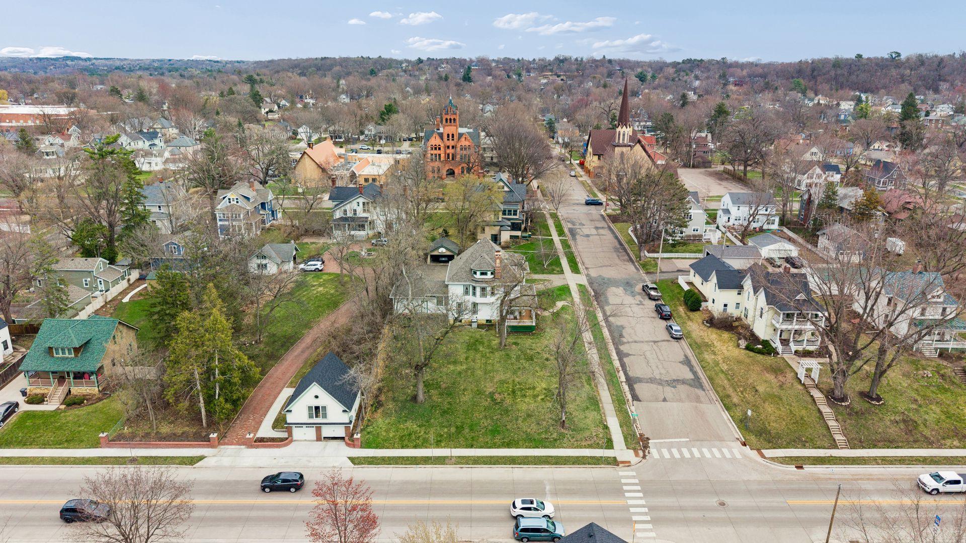 209 Orange Street on the corner of 2nd and Orange. Good size city lot and sits up stately for a nice view