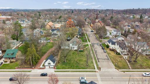 209 Orange Street on the corner of 2nd and Orange. Good size city lot and sits up stately for a nice view