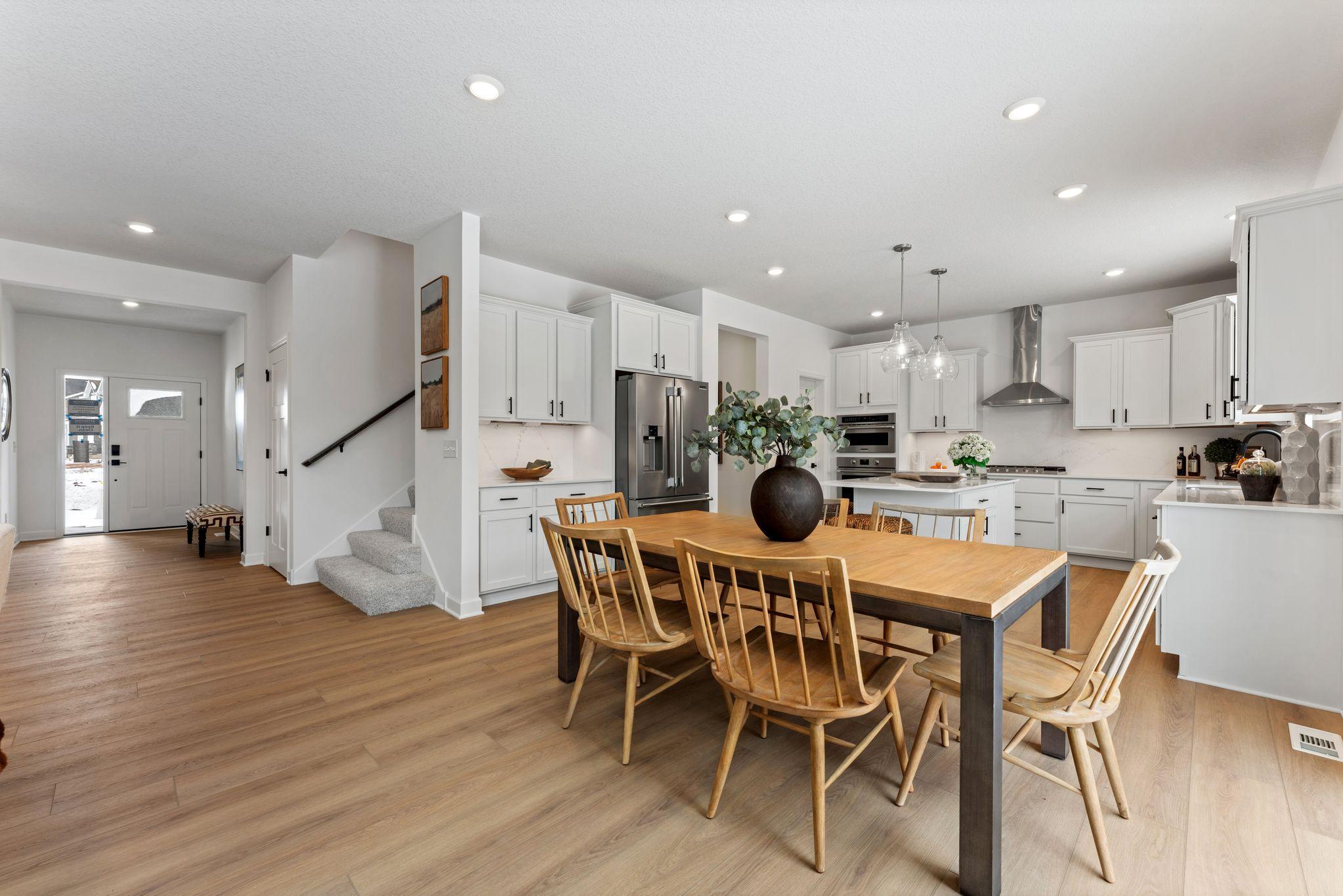 Photo is of the actual home.