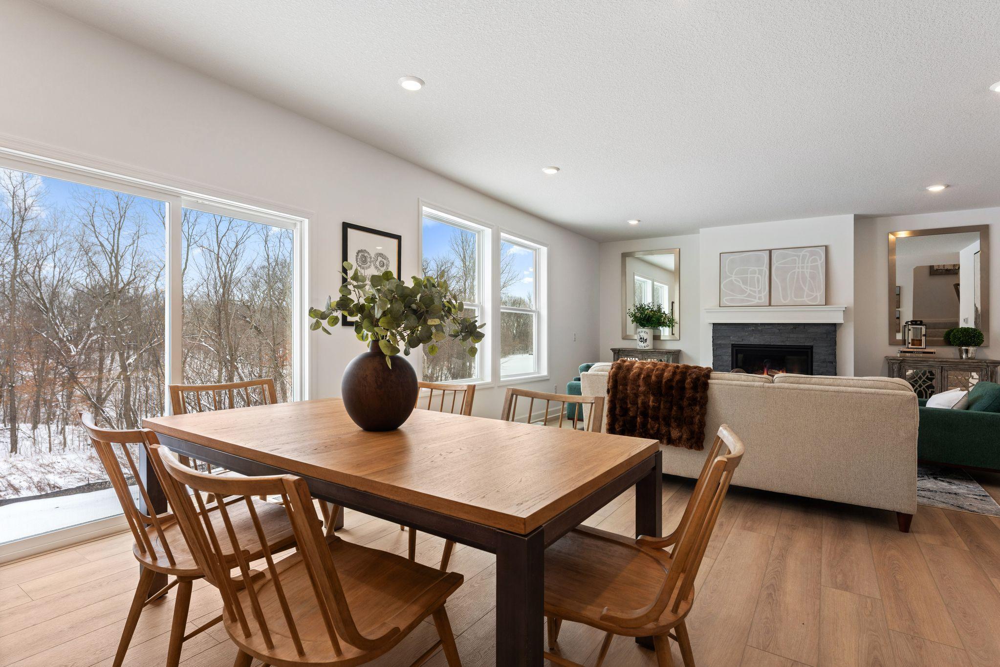 Photo is of the actual home.