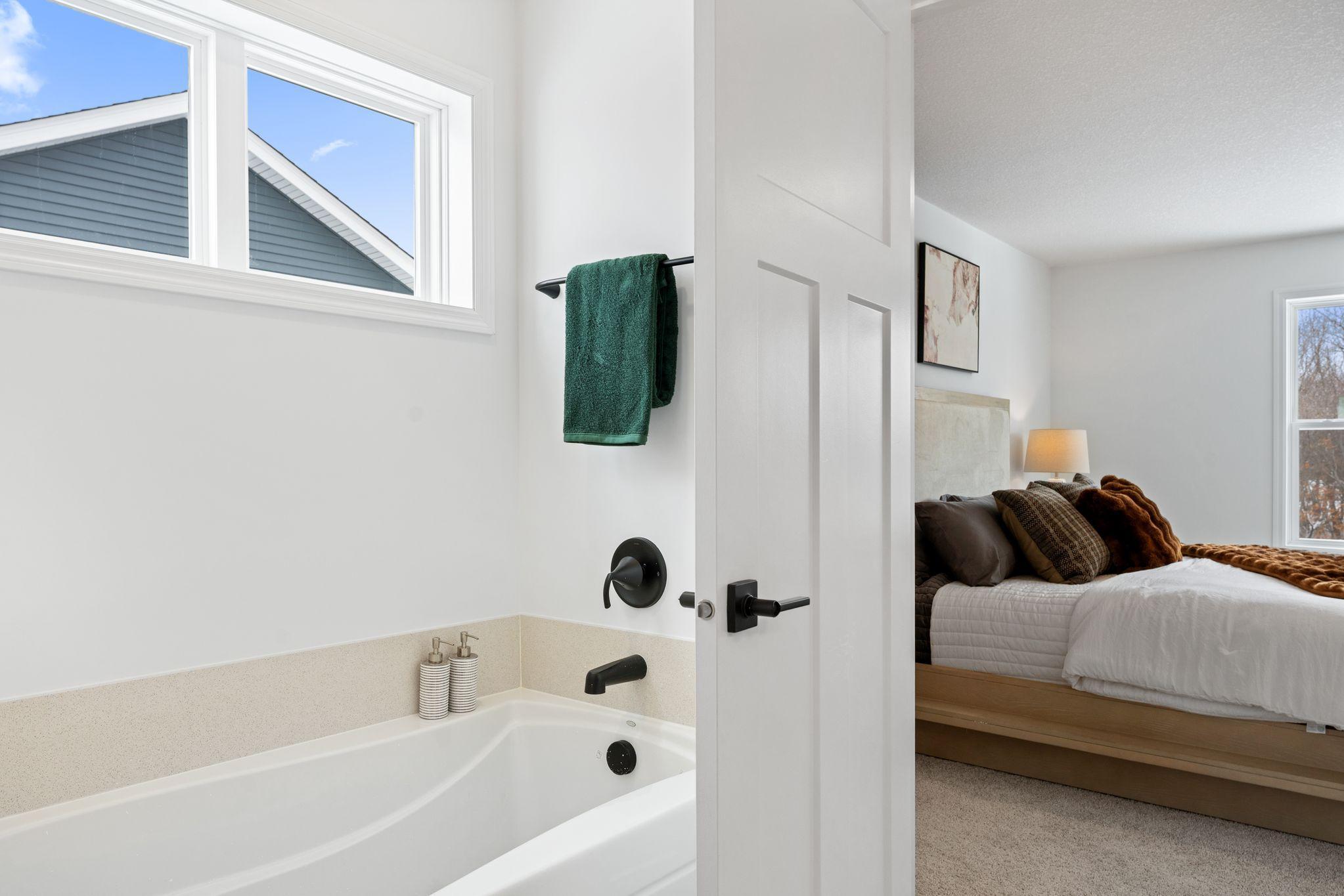 Photo is of the actual home.