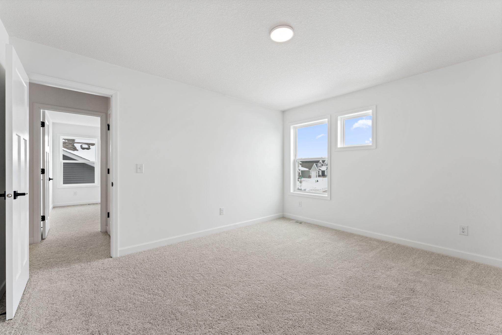 Photo is of the actual home.