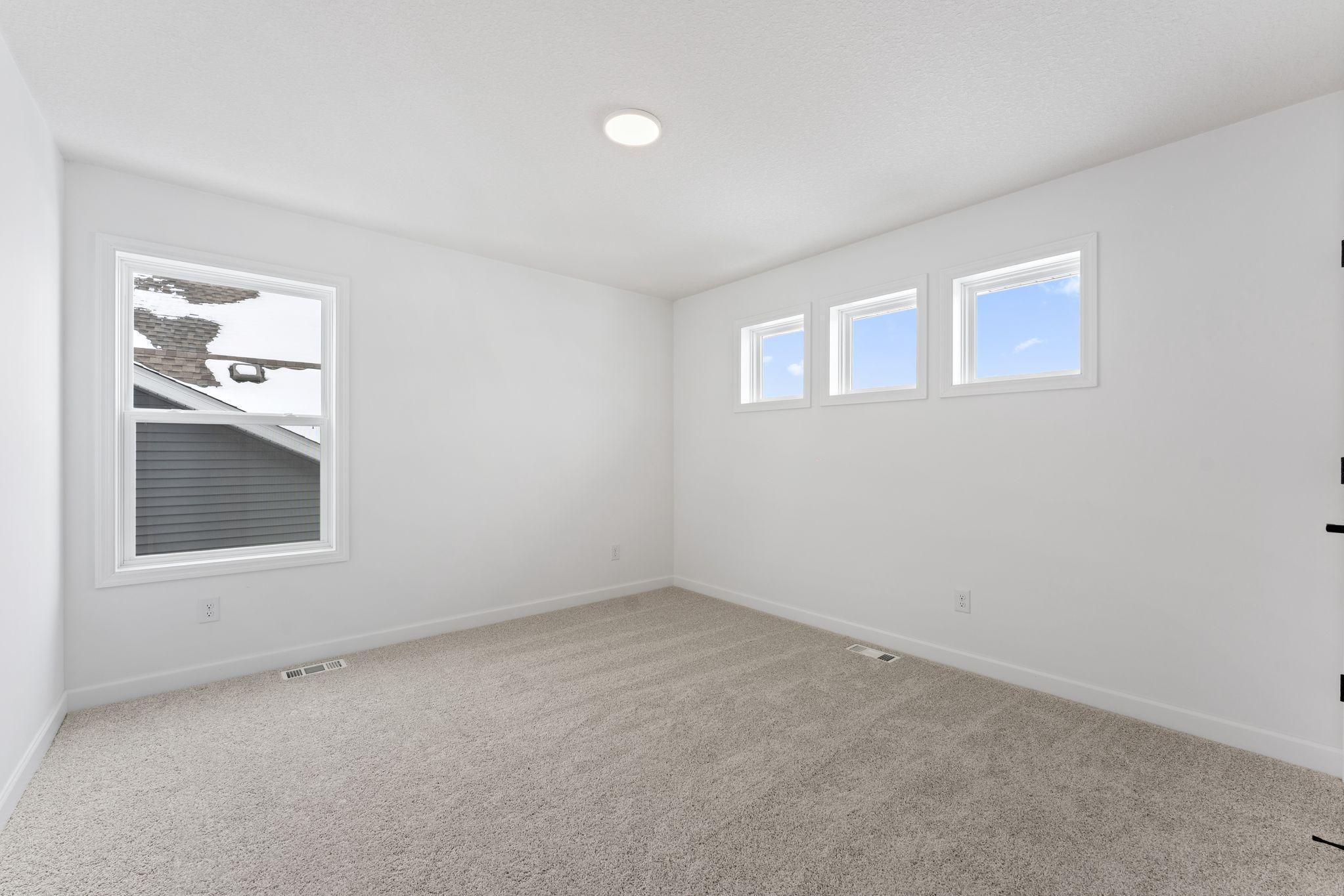 Photo is of the actual home.