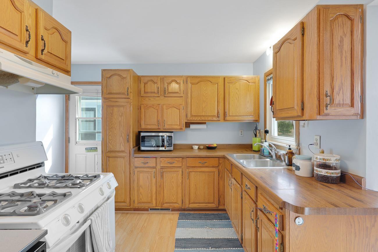 Full kitchen with plenty of cabinets