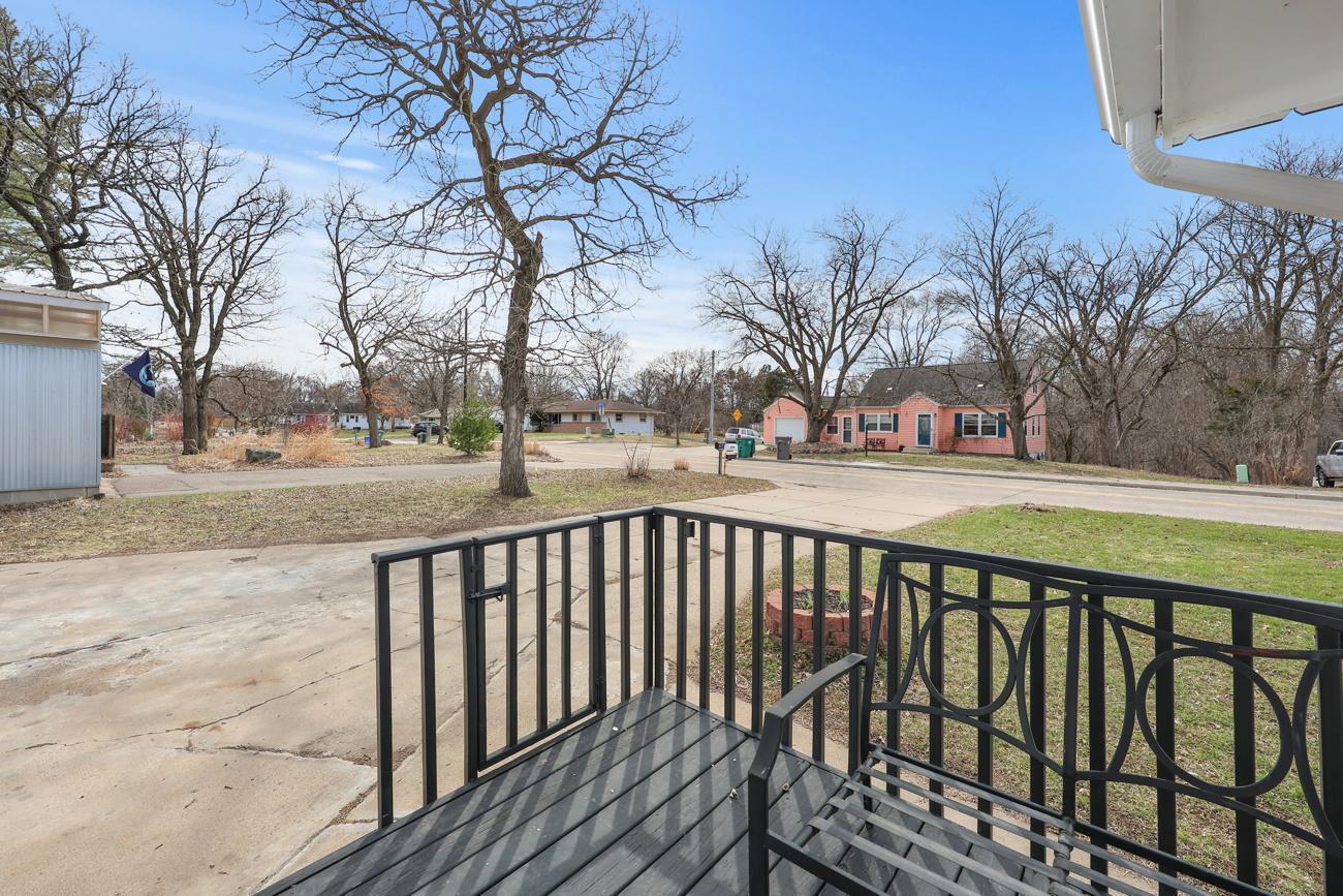 Deck view of front yard