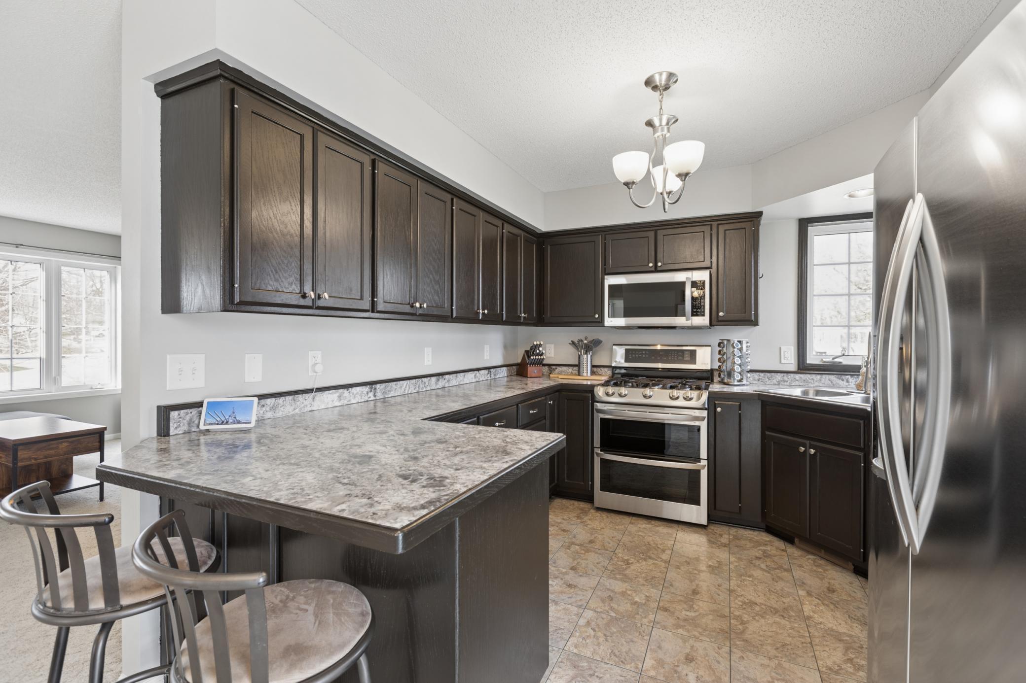 Kitchen with Stainless Steel Appliances