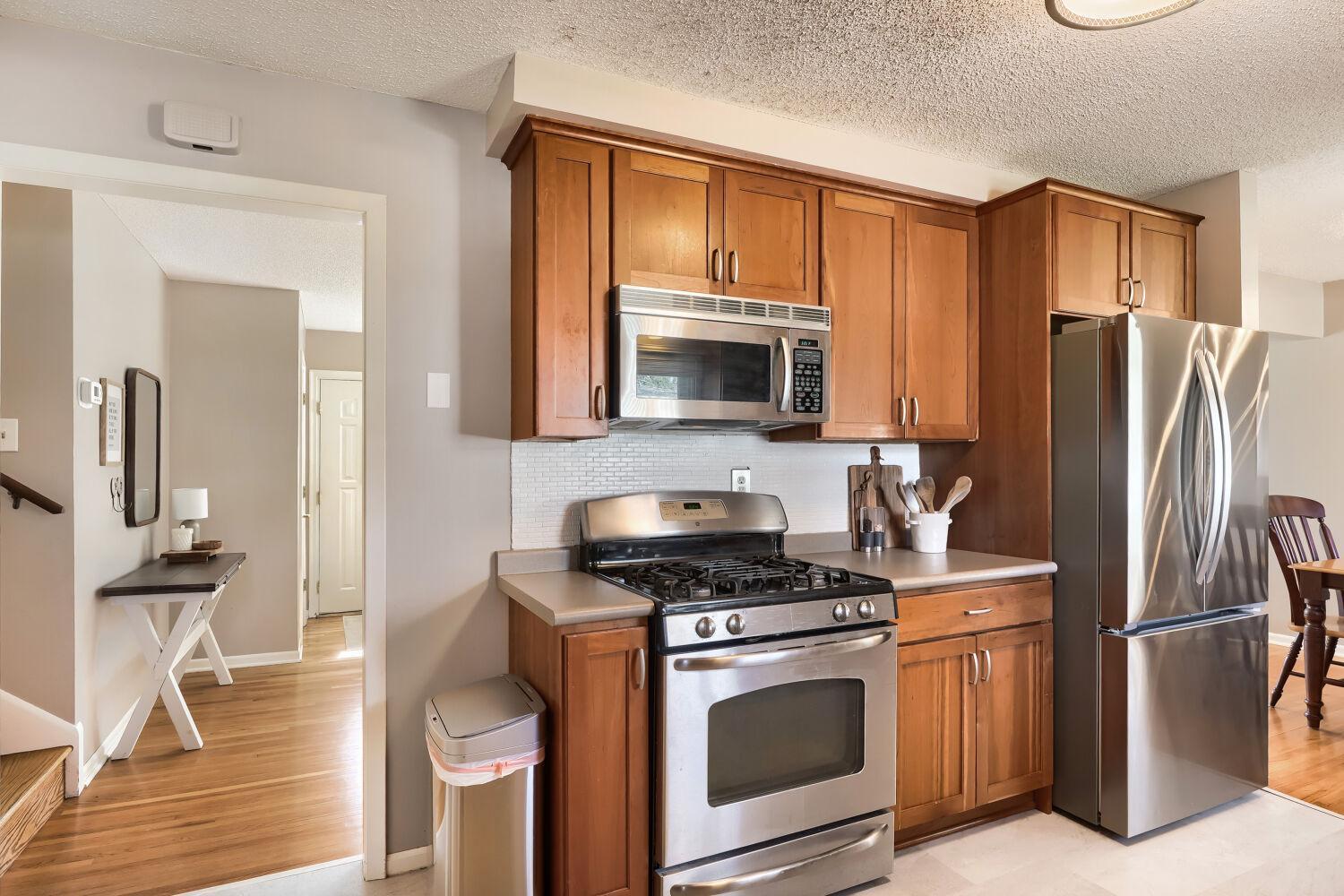Kitchen with Stainless Steel Appliances