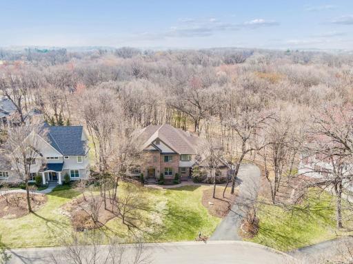 Set on a .52 acre private lot on a cul de sac