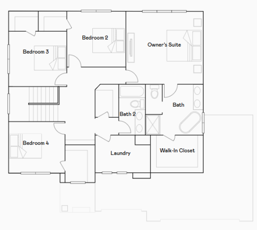 Sinclair upper level floorplan