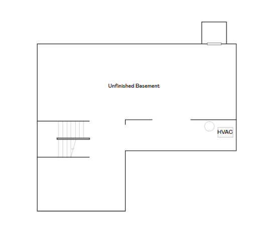 Sinclair basement level floorplan