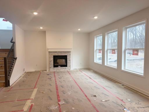 Progress photo of the actual home!