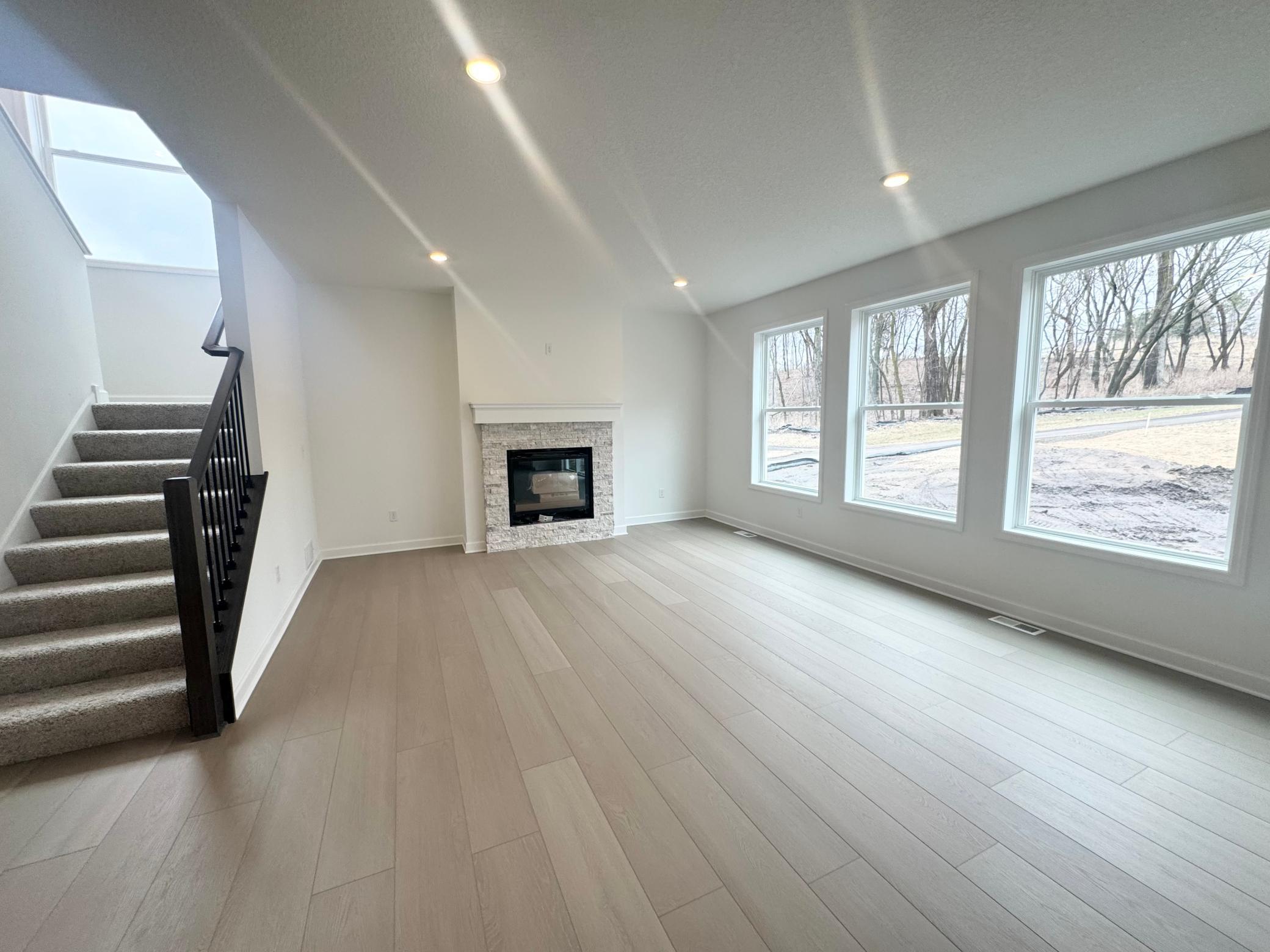 Progress photo of the actual home!