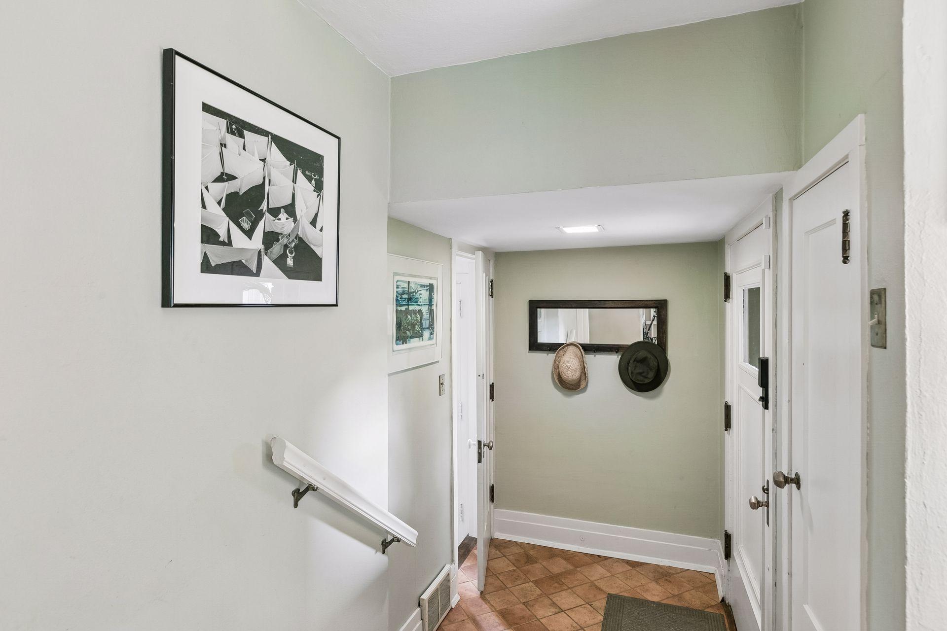 Front foyer offers pass through to kitchen