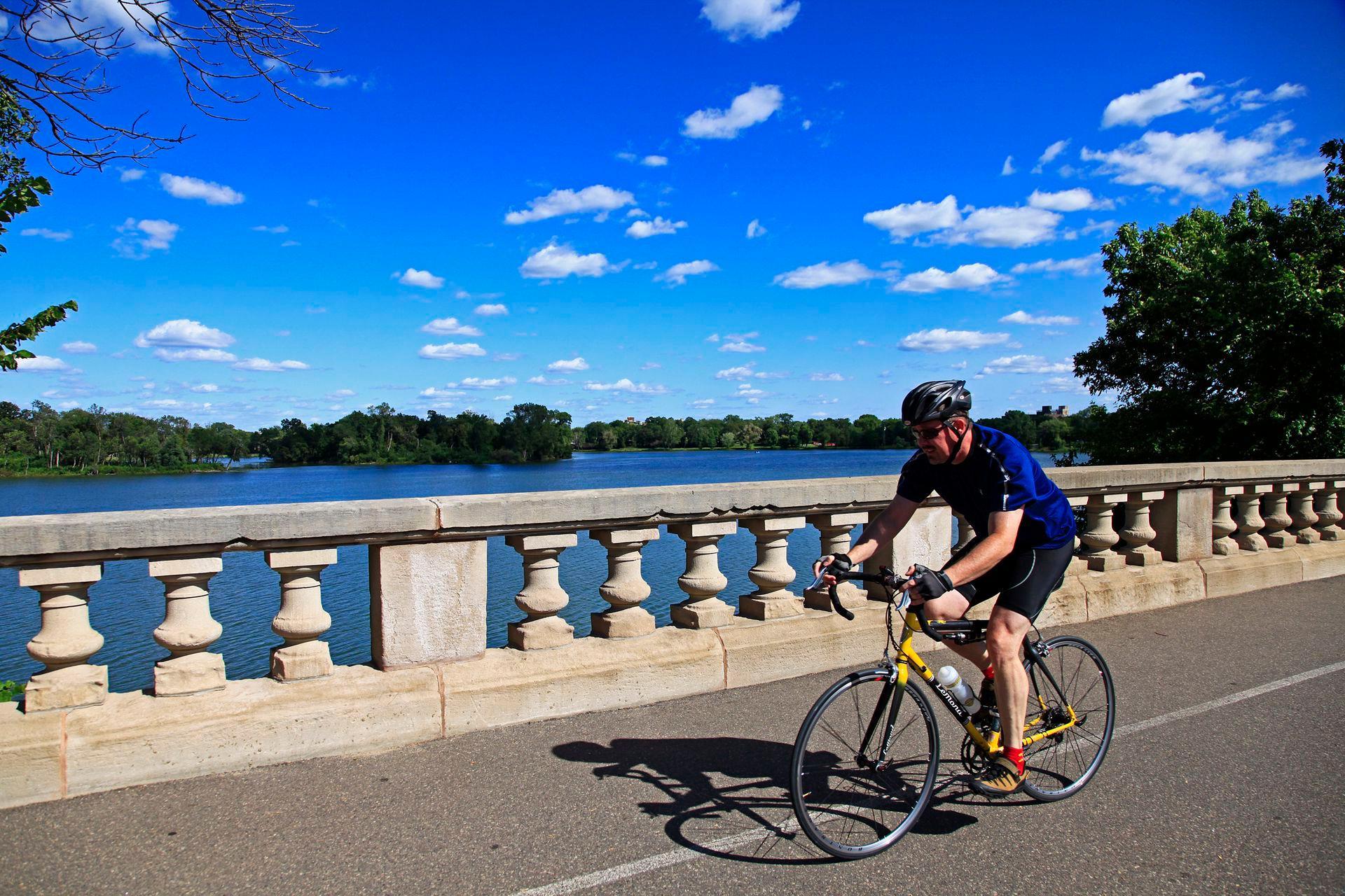 Access miles of trails on the Chain of Lakes Trail System
