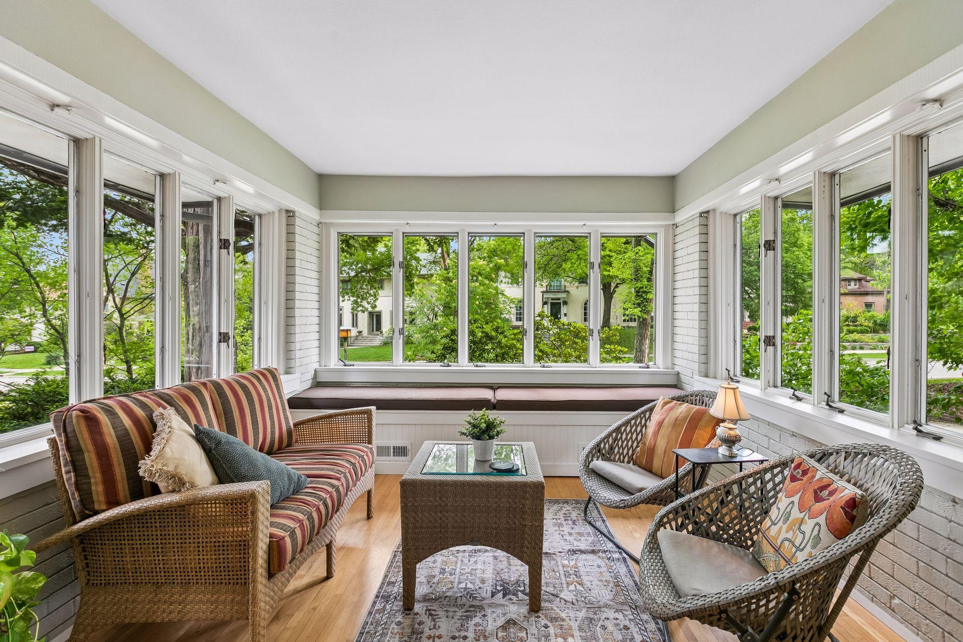 Light filled, front sunroom