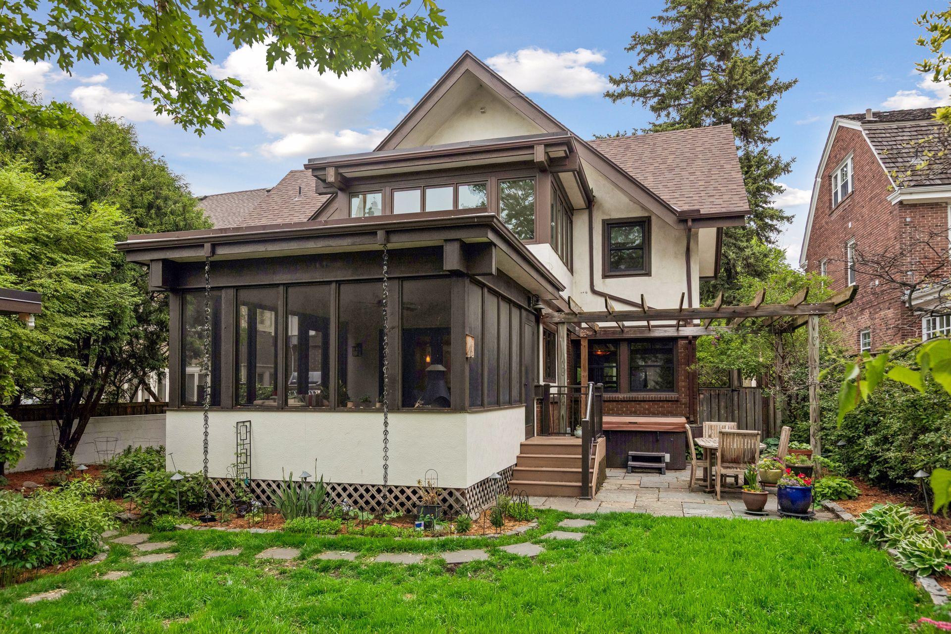 Back exterior of house