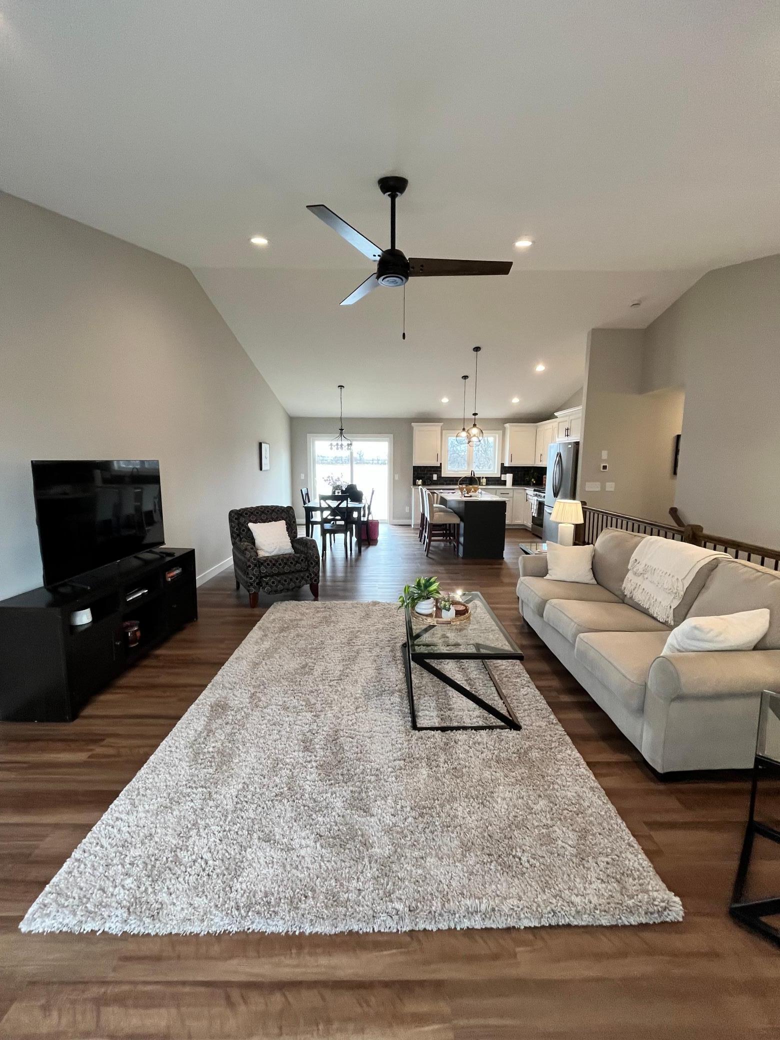 Comfortable open flow main living area